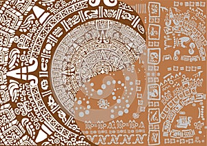 Ancient Mayan Calendar photo